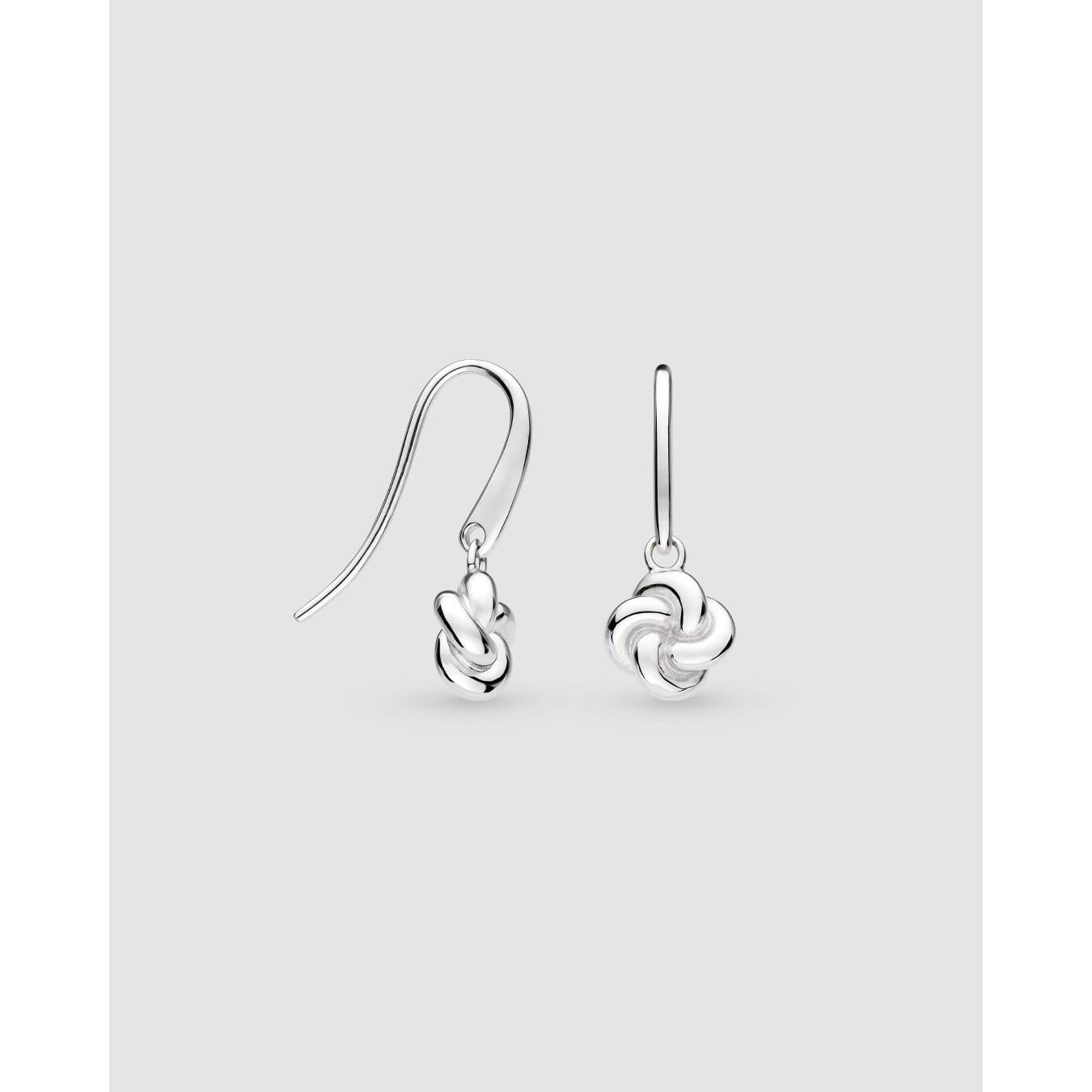 KH Silv Marina Tide Knot Drop Earrings
