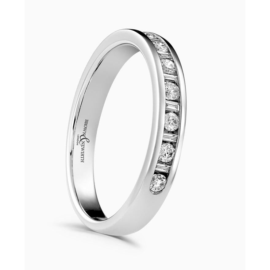 0.20ct Platinum Dia bag/rb chan het