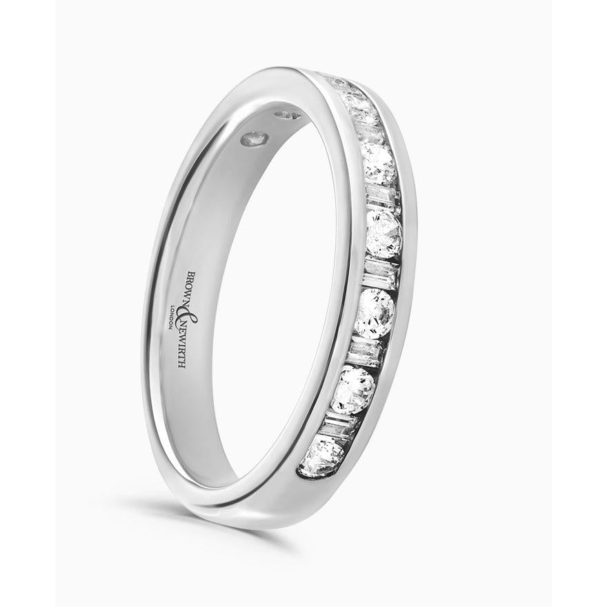 0.33ct Platinum Dia bag/rb chan het