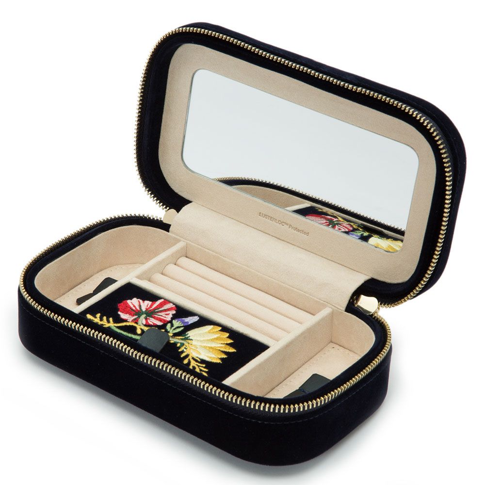Zoe Travel Zip Case - Indigo