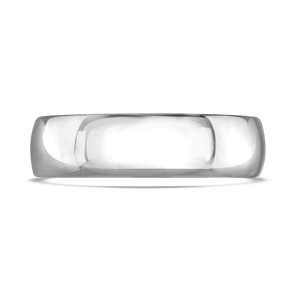 Platinum 6mm Lightweight Court Wedding Band