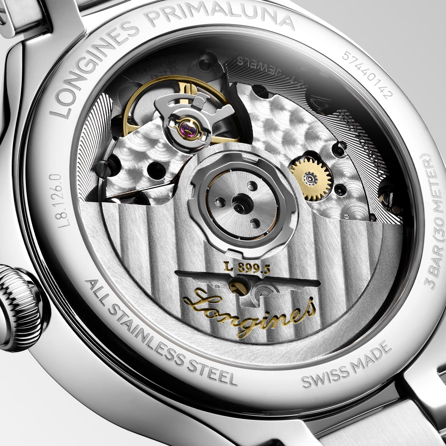 PrimaLuna moonphase Diamond Bezel Watch Bracelet.