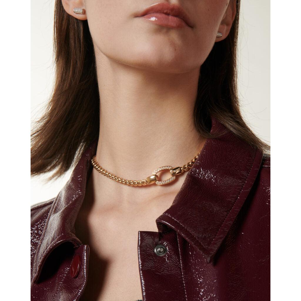 Eka Flex'it Necklace with diamond Pave Clasp