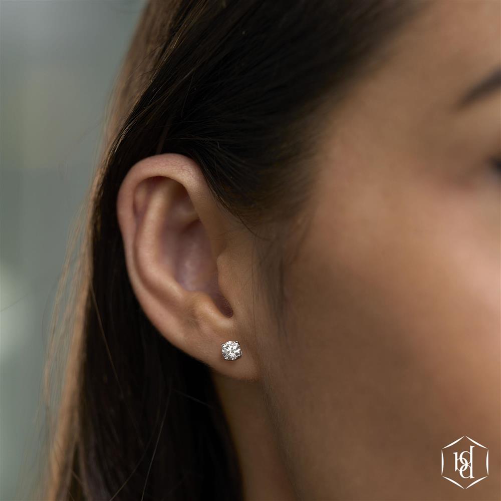 Platinum Windsor Classic Diamond 0.20ct Stud Earrings