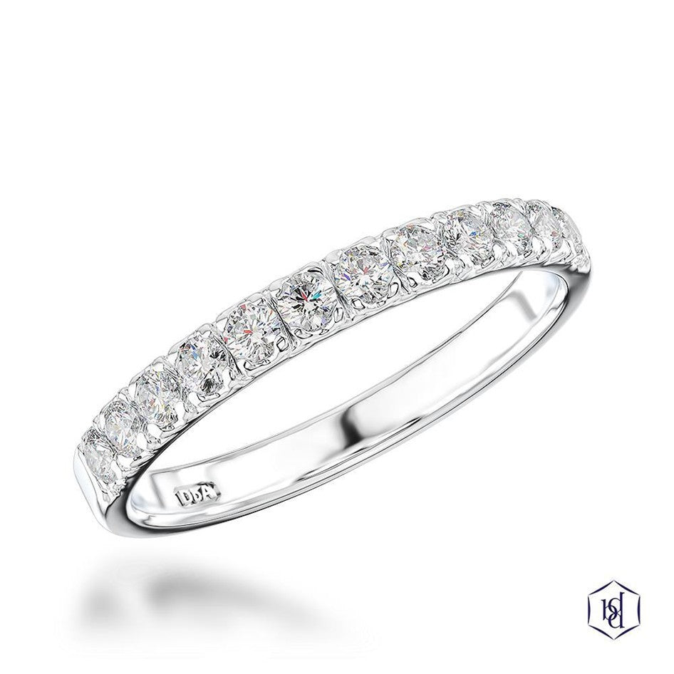 Skye Eternity Round Brilliant Cut Platinum Bridal Diamond