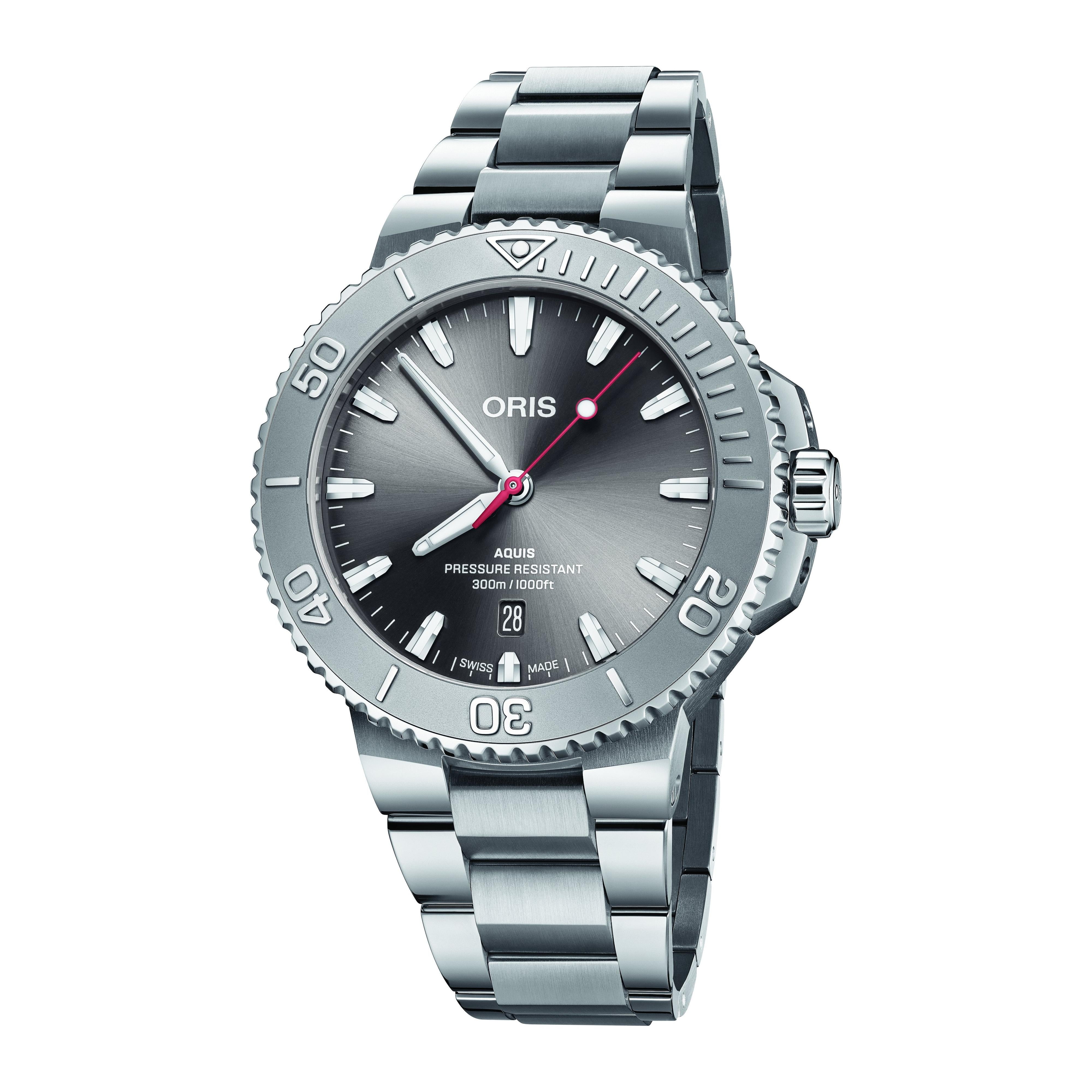 Aquis Date Relief - Grey Dial - 43.50mm