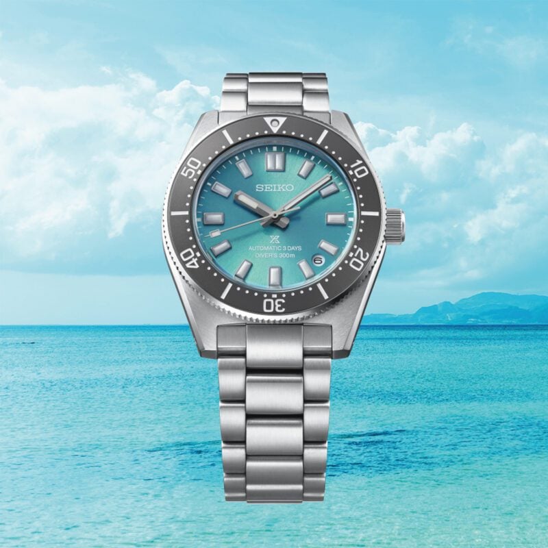 Prospex 1965 Heritage Diver’s Watch Save the Ocean Limited Edition in ‘tranquil teal’