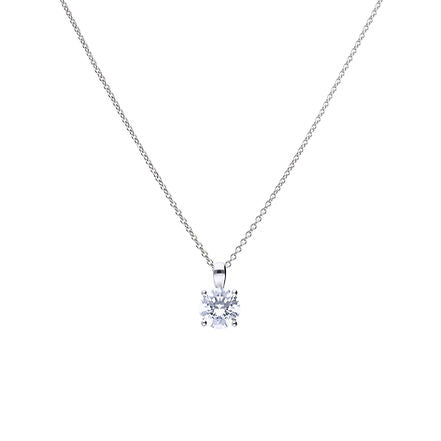 CZ 4 Claw Pendant 2.00ct