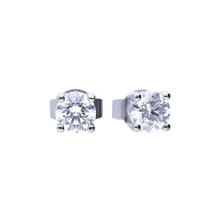 CZ 4 Claw Stud E'rings 0.50ct