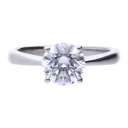 4 Claw Set 2ct Zirconia Ring