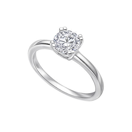 Double Claw Solitaire Ring