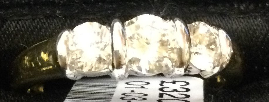18ct Gold Bar Set .75ct