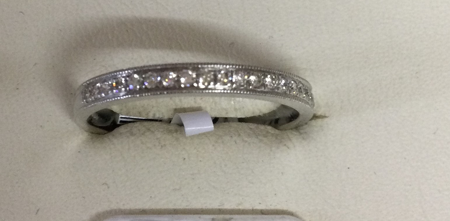 18ct White Gold 20dia-Millgr Slot Et