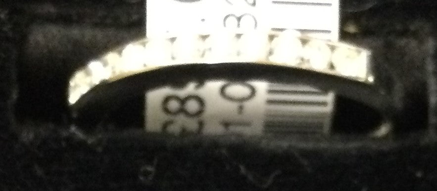 18ct White Gold B/Cut Diam Channel