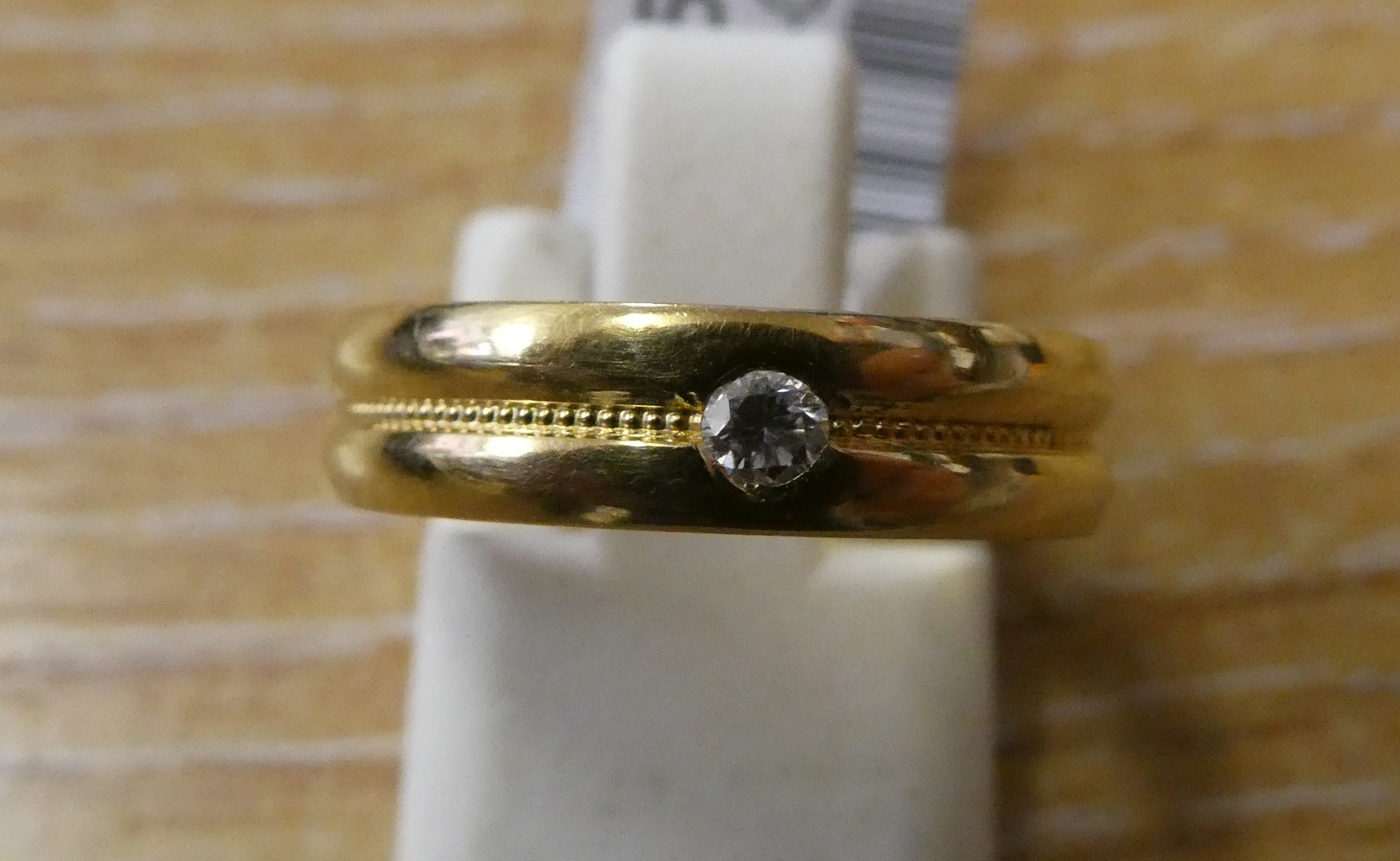 18ct Yellow Gold Diam Set Fcy Court