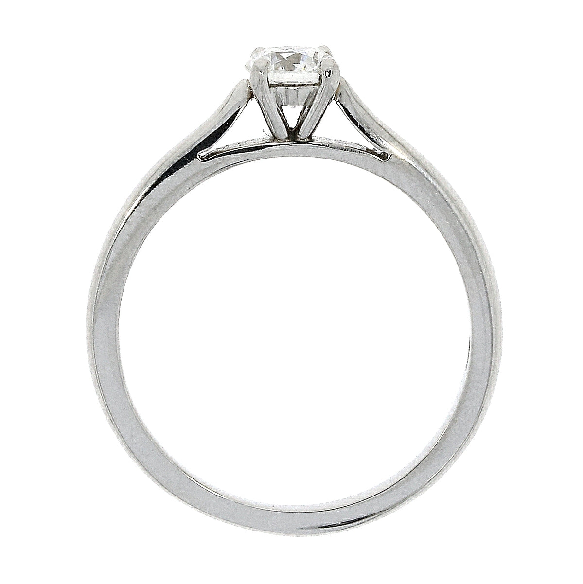 Platinum Solitiare Claw Set Diamond Ring