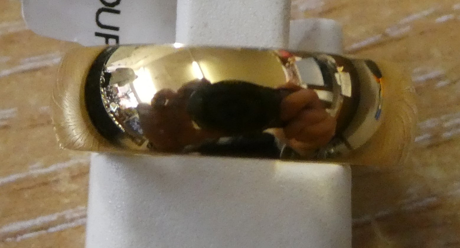 18ct Yellow Gold Plain Court 5mm     J