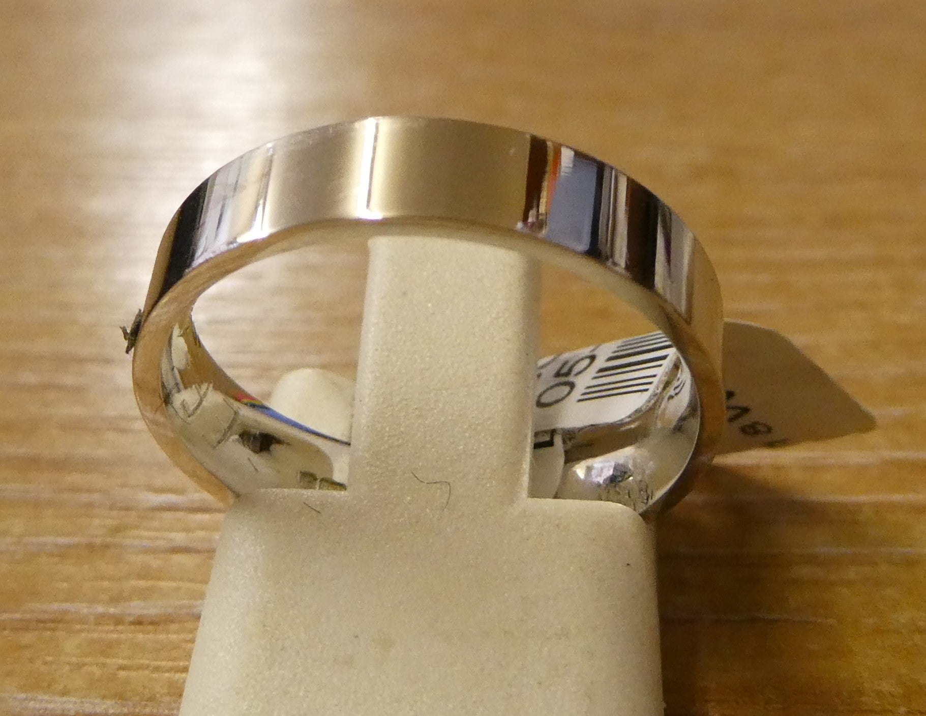 18ct White Gold Easy Fir Crt 4mm    L