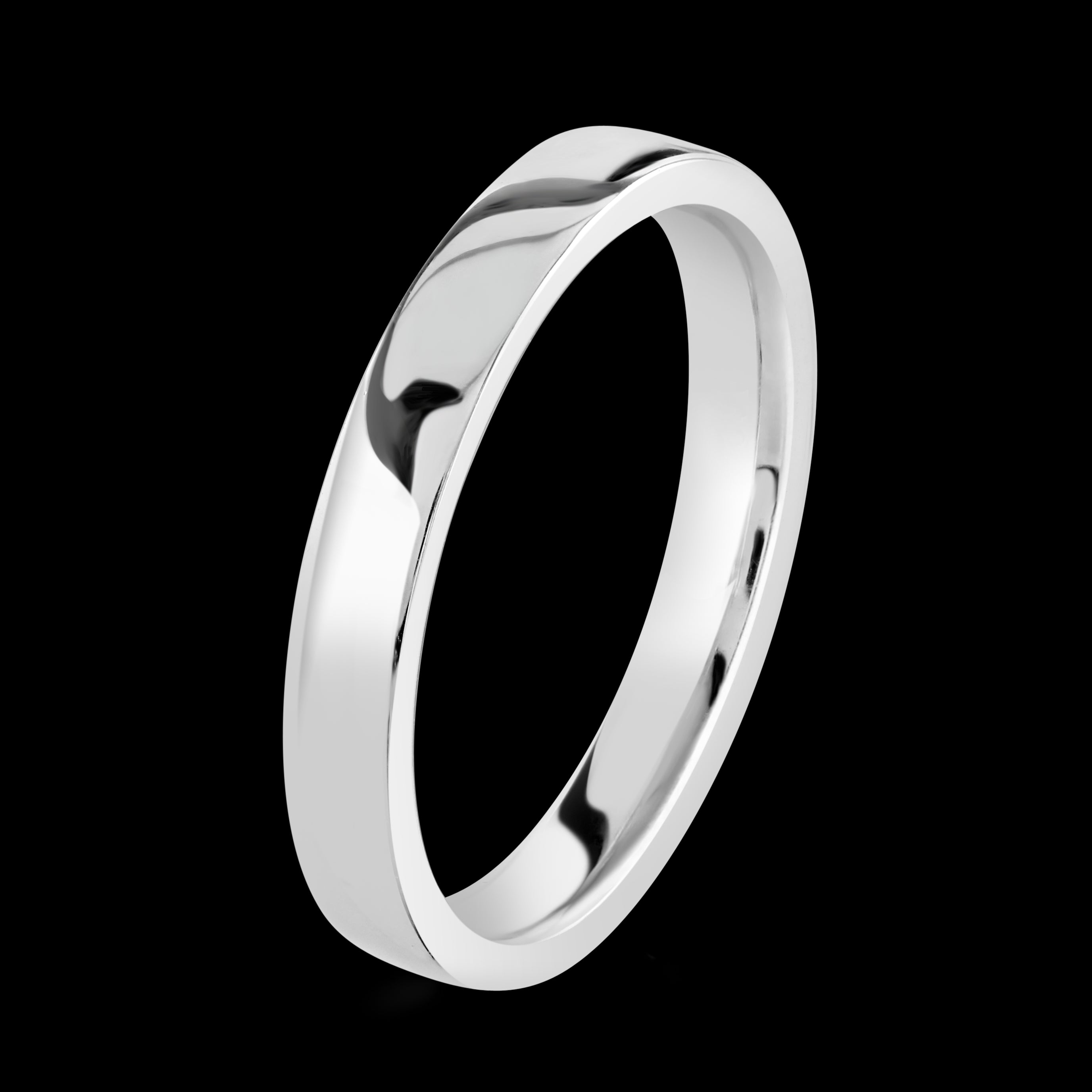 Platinum 3mm Court Band
