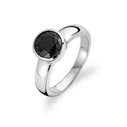 Silver Blk Cz 1/2 Bzl Set