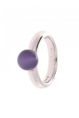 Silver 'iolite' Cz