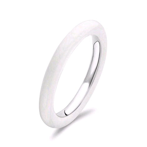 White Enamel Band