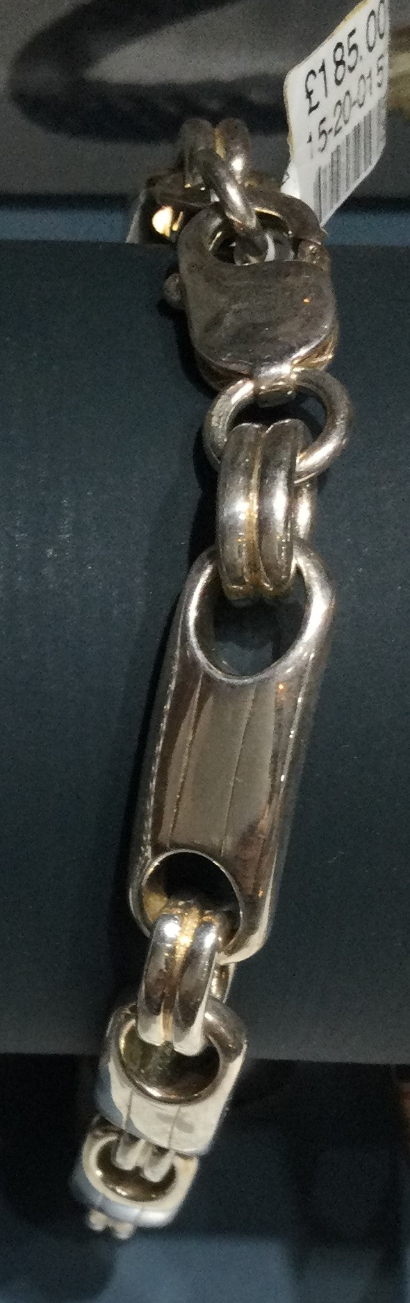 Silver Heavy Bar Link Blt