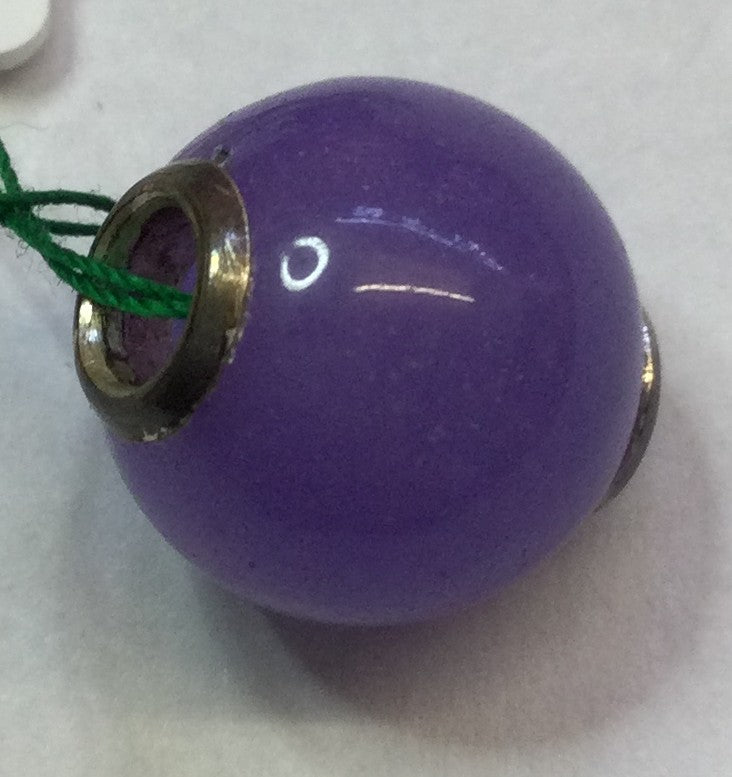 Sil/Lavender Jade Bead