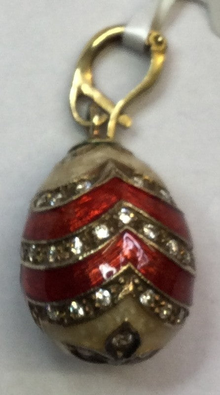 Gld On Silver Red Enam