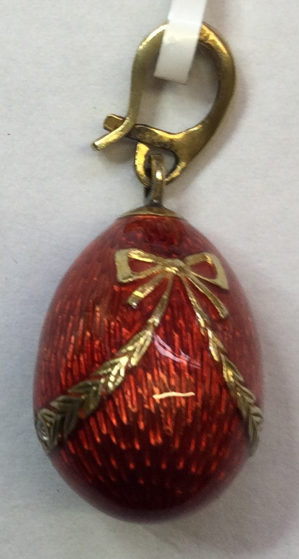 Red Enamelled Pendant