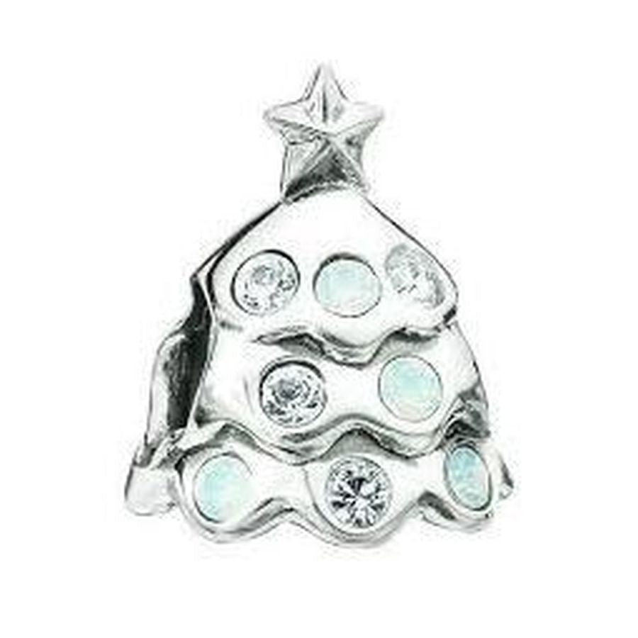 Silver bead - christmas - O Tannenbaum