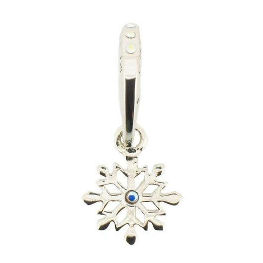 Silver Hanging Charm - Let It Snow - Limited Edition Snowflake