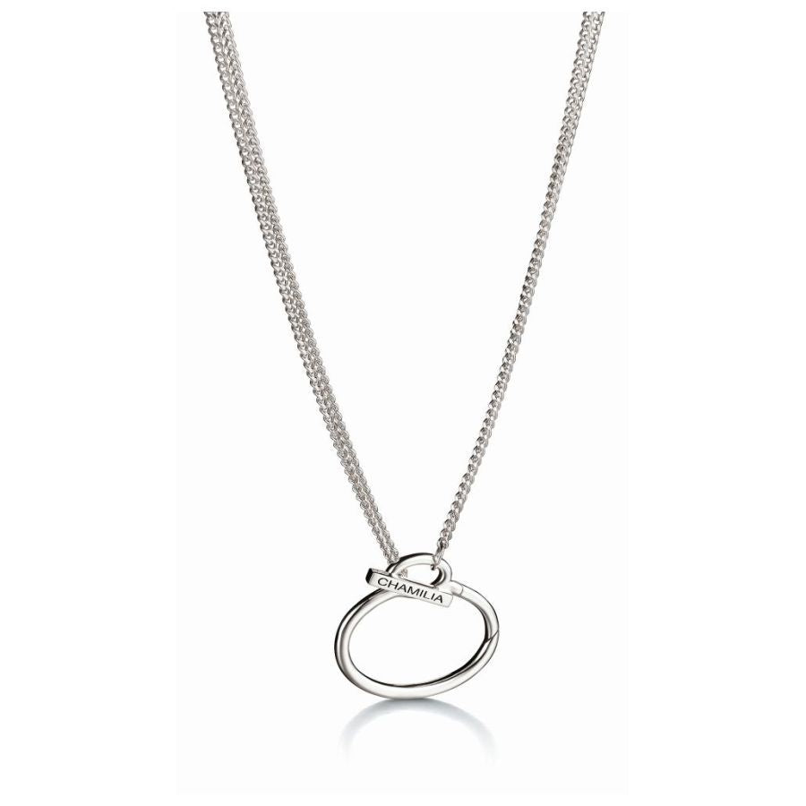 Silver Eternity Necklace