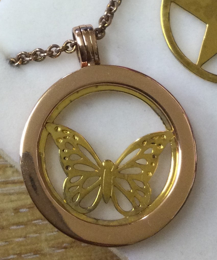 Silver Butterfly Halo Coin