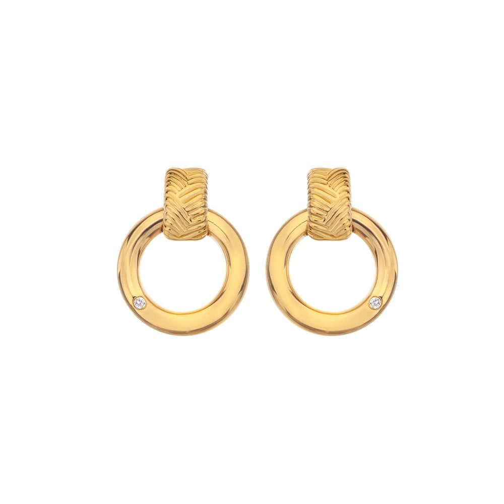 Jac Jossa Gold Plated Silver Spirit Earrings