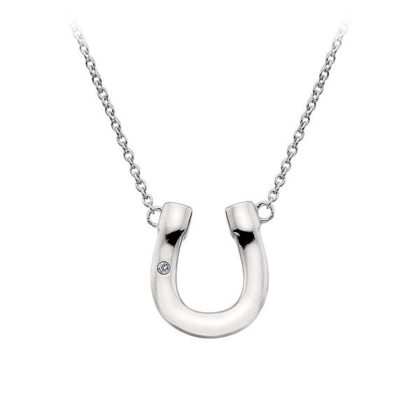 HD Silver Lucky Horseshoe Necklace