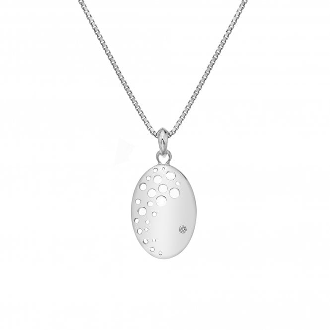 Spritz Oval Pendant & Chain.