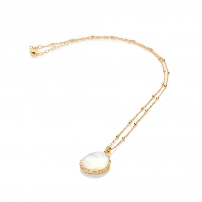 Jac Jossa Calm Mother of Pearl Pendant & Chain