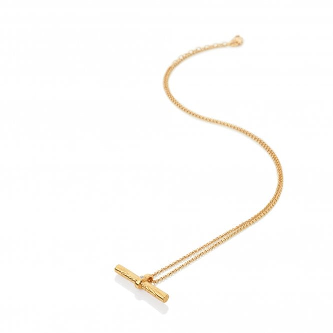 Jac Jossa Hope Bar Pendant & Chain