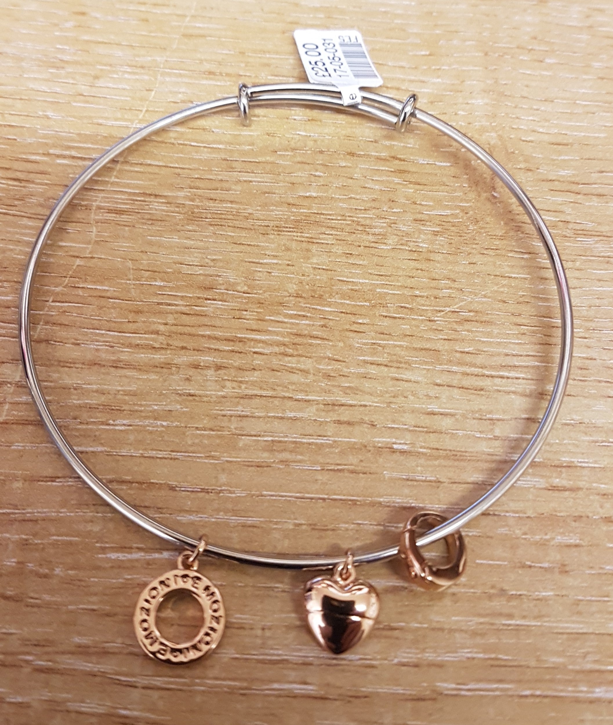 Silver Purity Rose Gold Plated Earrings