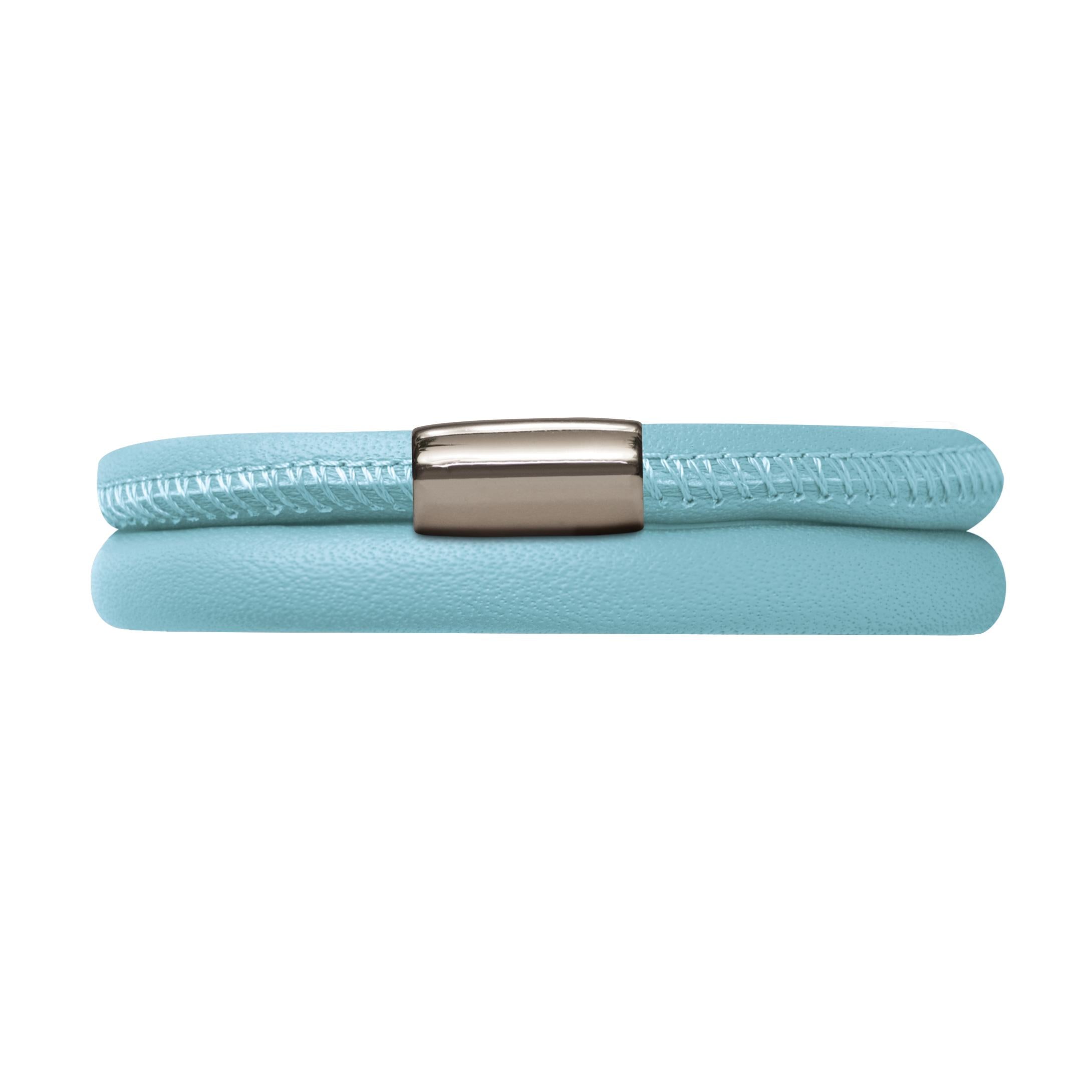 L.Blue Leather 38cm/7.5'