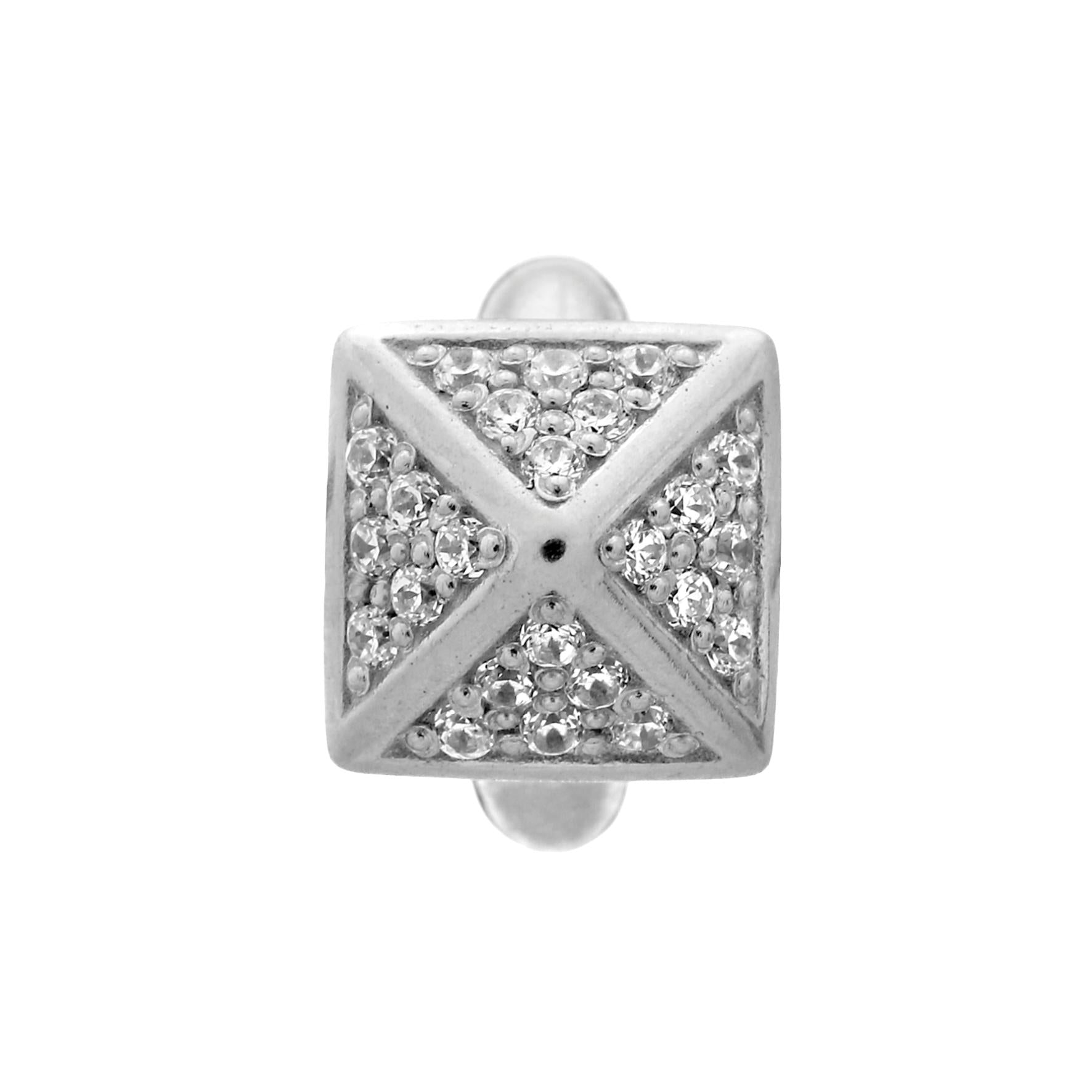 Sil white shiny high rise