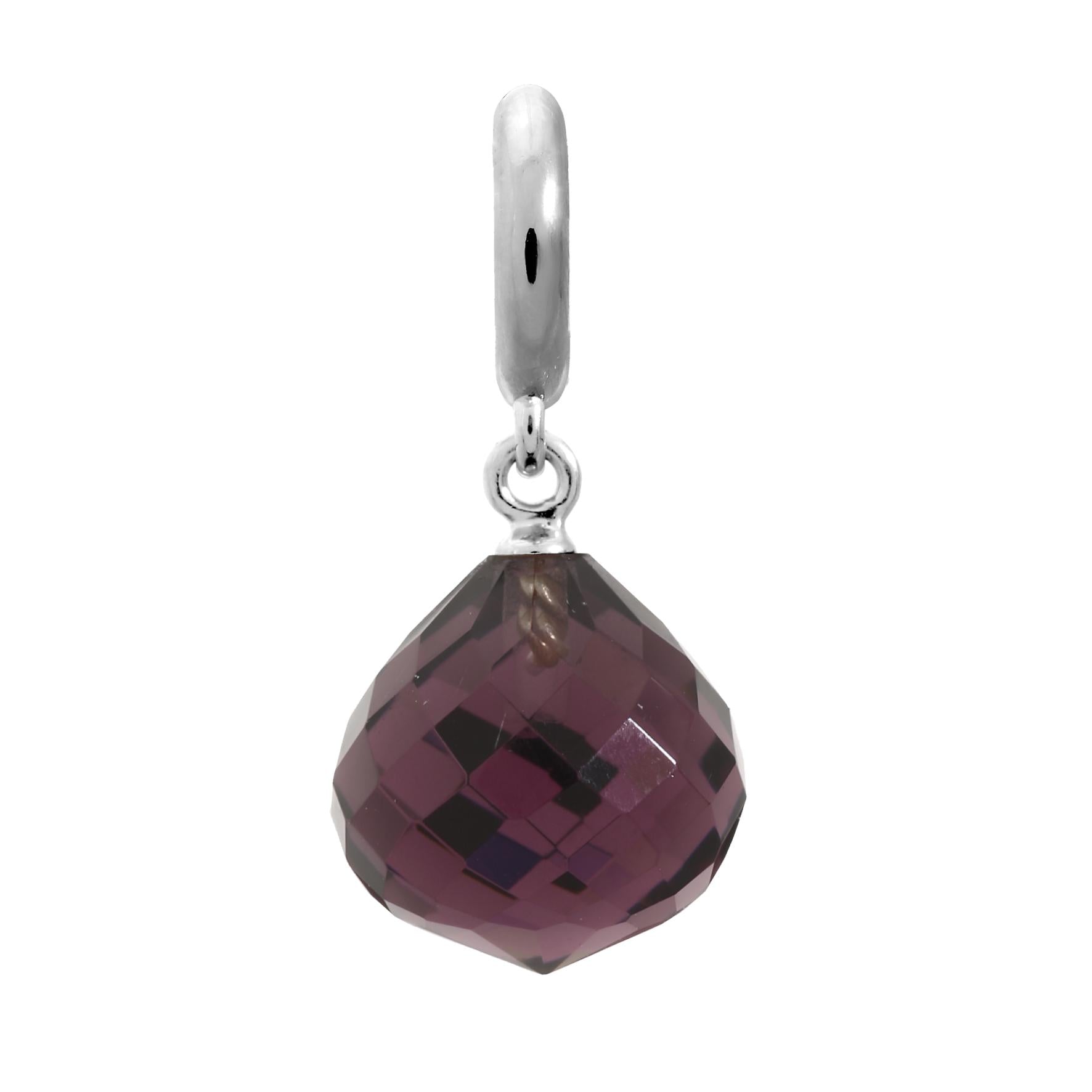Sil Amethyst drop