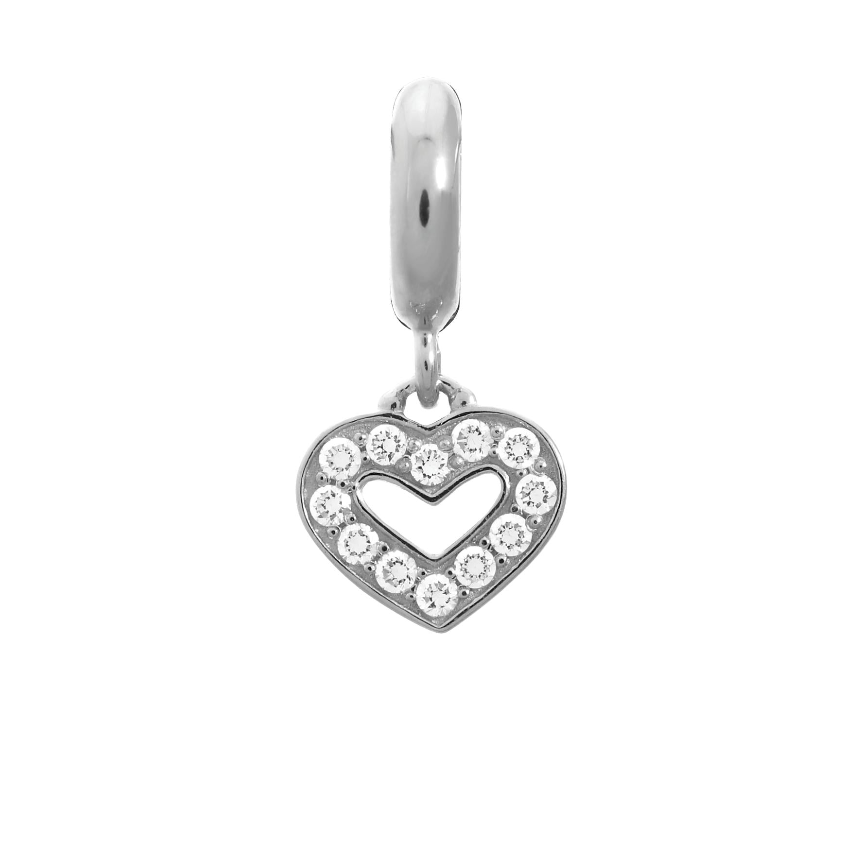Silver Dreamy Heart
