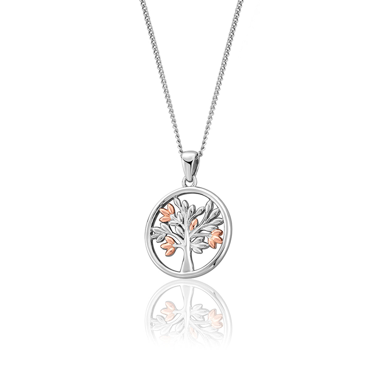 Silver Tree Of Life Circle