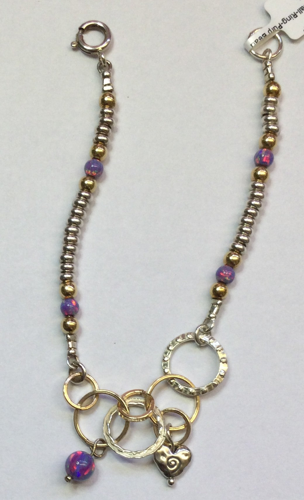 Sil&Y Ball-Ring-Purp Bead