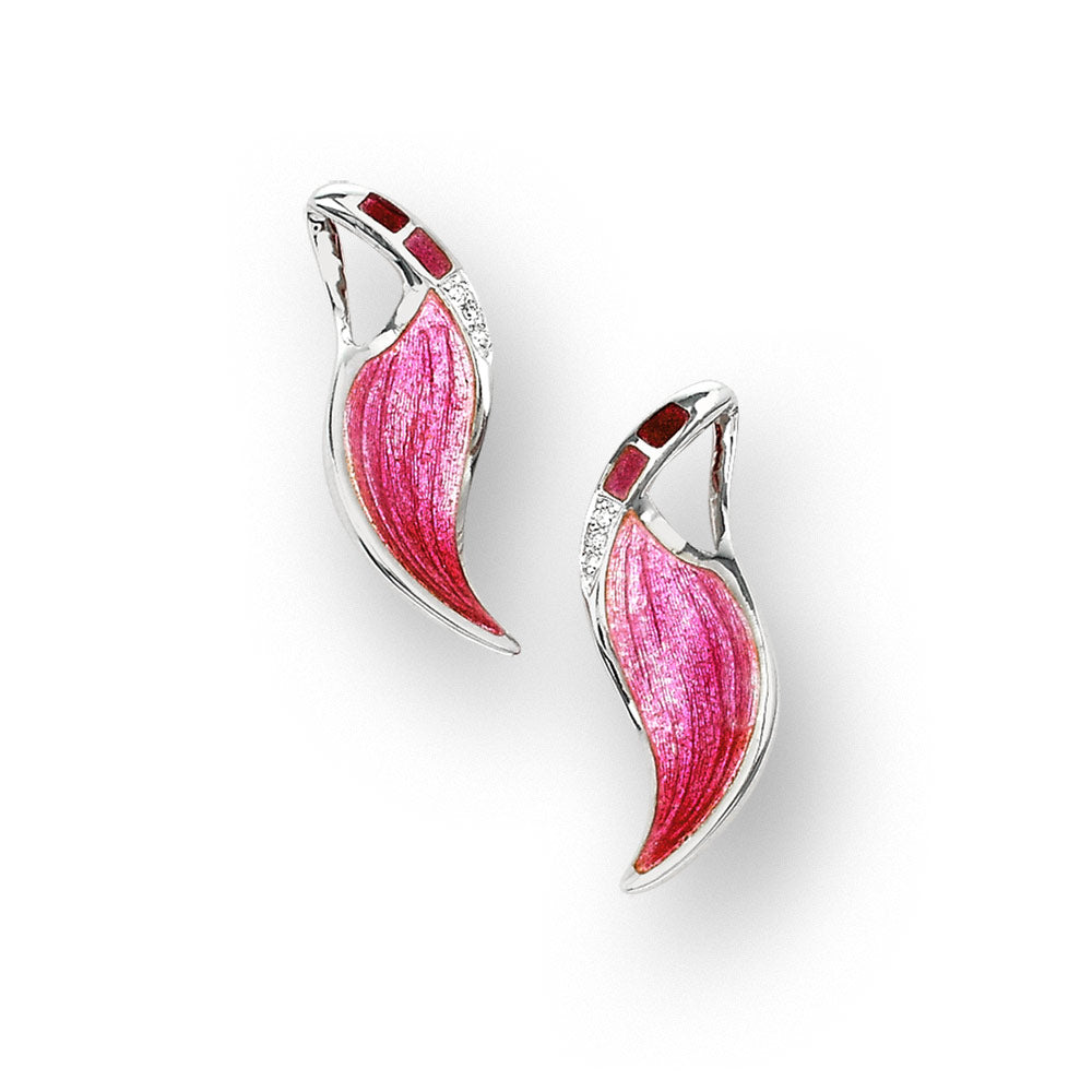 Silver Miniature Sweet Heart Stud Earrings