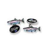 Silver C.Links Fly Fish Blue