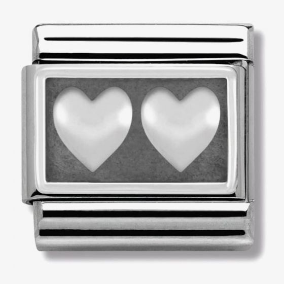 Composable Classic Plates Oxidized (Double Heart )