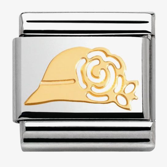 Composable Classic Stainless Steel With 18k Gold Madame & Monsieur - Madame's hat